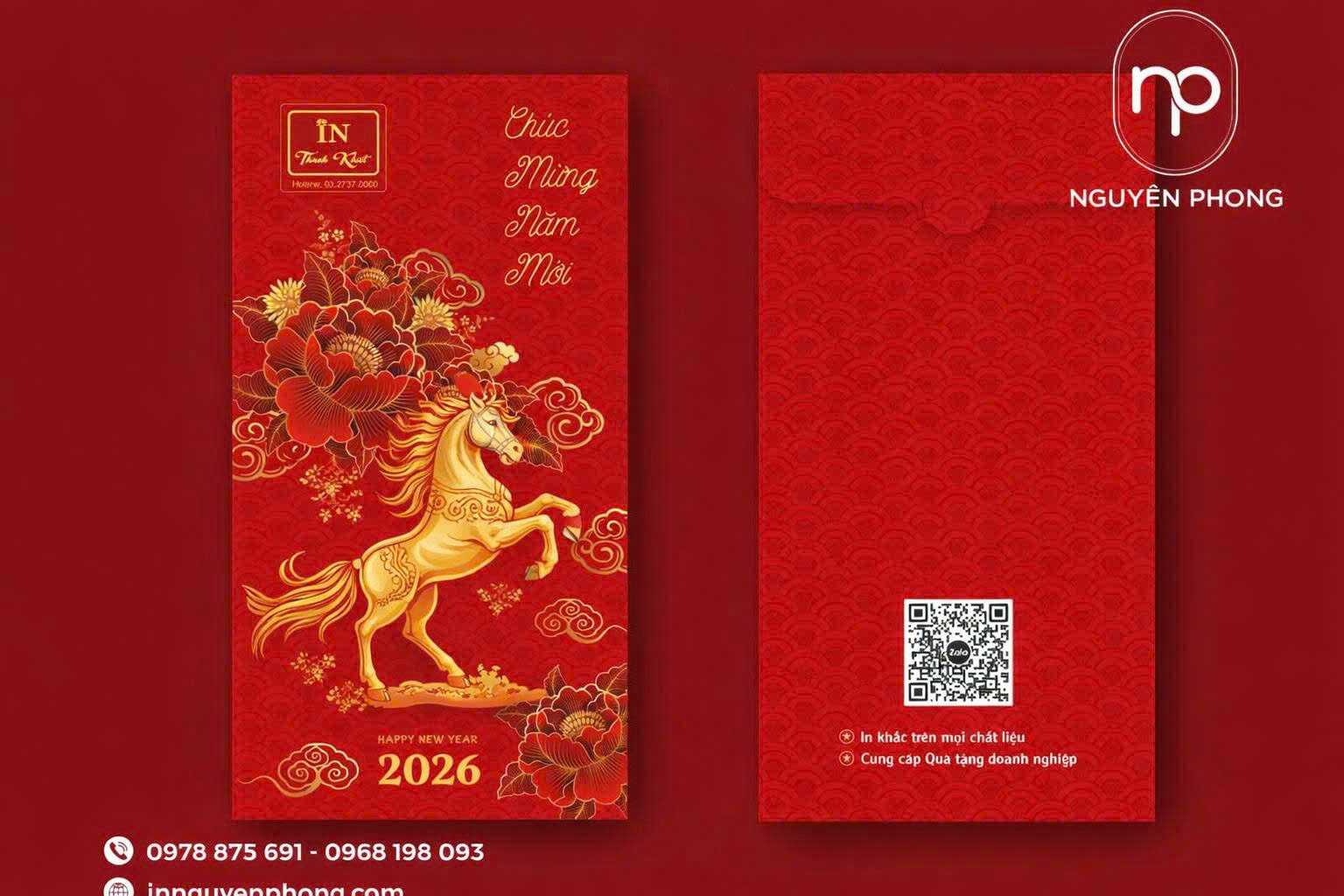 Mẫu lì xì Tết 2026